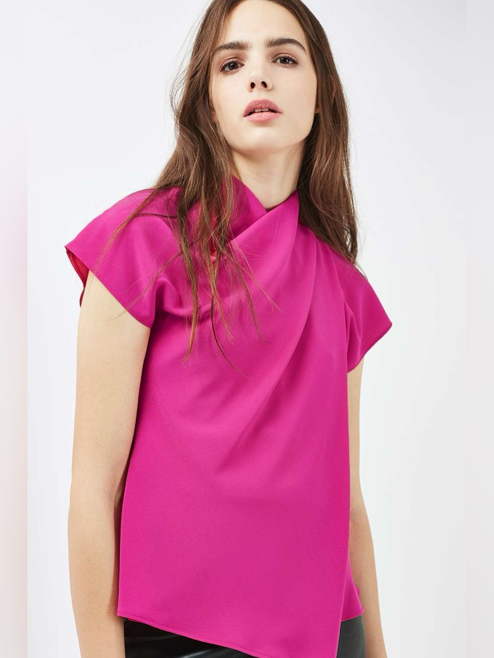 Topshop Origami Wrap Blouse in Perfect condition